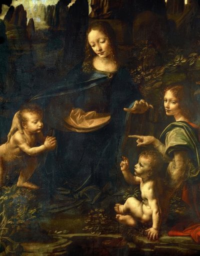 La Virgen de las Rocas de Leonardo da Vinci
