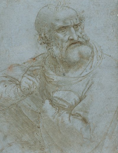 Figura de un Apóstol, c.1495 de Leonardo da Vinci