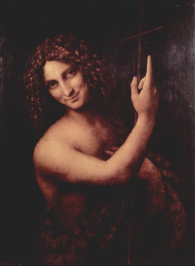 Francés:  Saint Jean Baptiste San Juan Bautista de Leonardo da Vinci
