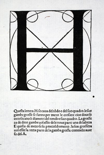 H, ilustración de 
