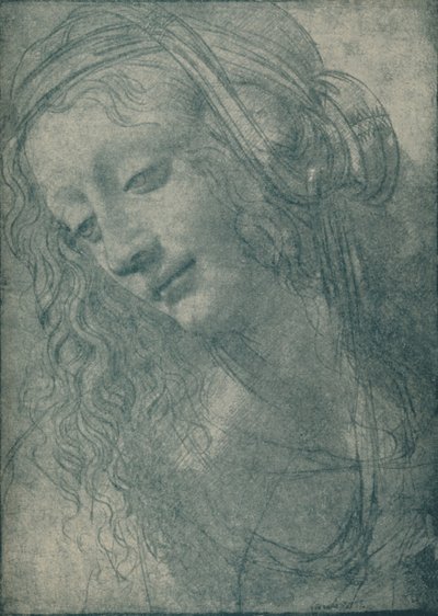 Cabeza de una Virgen de Leonardo da Vinci
