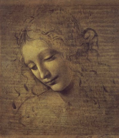 Cabeza de una mujer La Scapigliata de Leonardo da Vinci