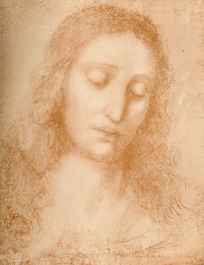 Cabeza del Redentor, siglo XV, 1932 de Leonardo da Vinci