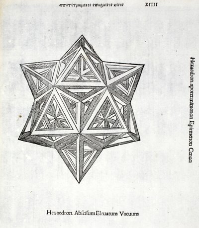 Hexacedron abscisum elevatum vacuum, ilustración de 
