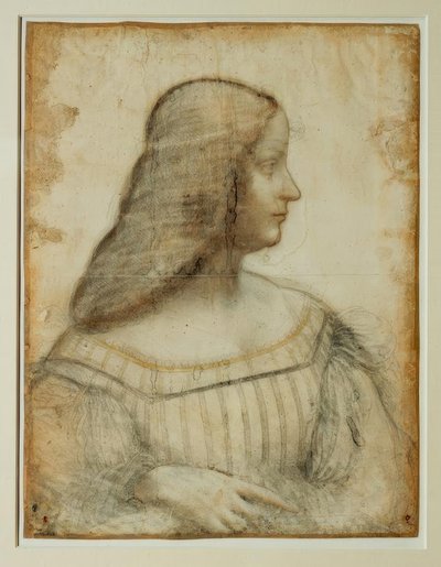 Isabella d’Este de Leonardo da Vinci
