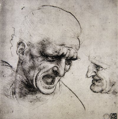 Leonardo da Vinci: Estudio para la Batalla de Anghiari de Leonardo da Vinci