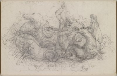 Leonardo da Vinci - Neptuno, c.1504-5 de Leonardo da Vinci