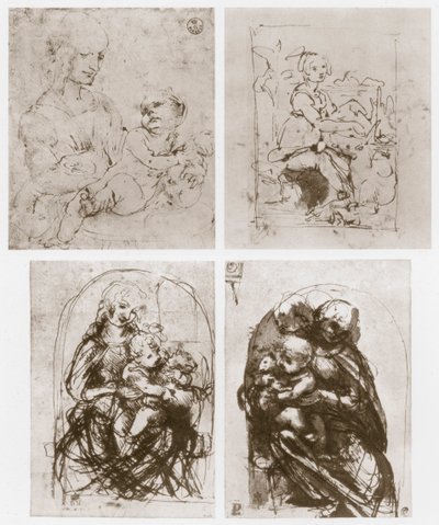 Madonna, siglo XV de Leonardo da Vinci