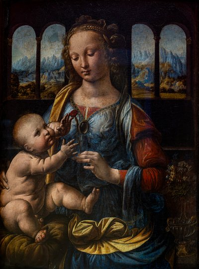 La Virgen de los Claveles de Leonardo da Vinci