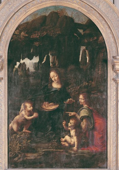 La Virgen de las Rocas de Leonardo da Vinci