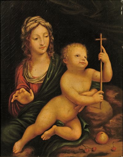 Madonna del huso de Leonardo da Vinci