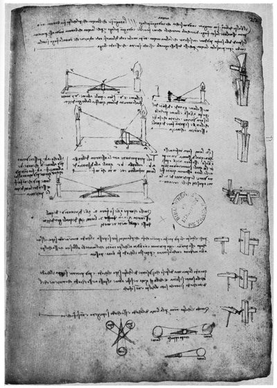 Estudios Ópticos, finales del siglo XV o principios del XVI, 1954 de Leonardo da Vinci