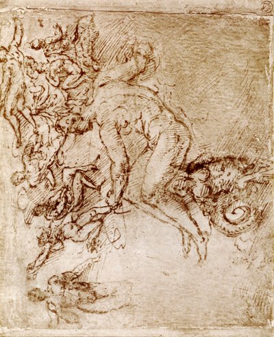 Bocetos a pluma y tinta de Leonardo Da Vinci, 1913 de Leonardo da Vinci
