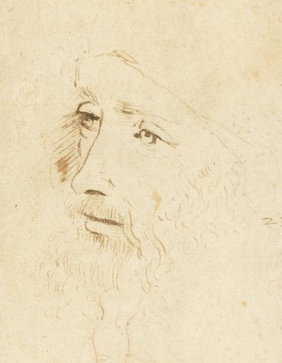 Retrato de Leonardo da Vinci, ca 1518 de Leonardo da Vinci,