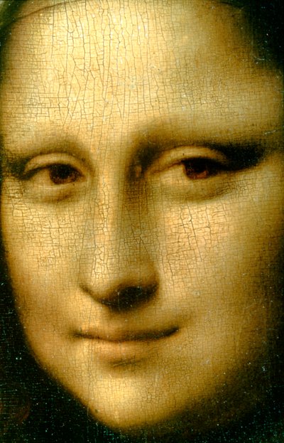 Retrato de Mona Lisa (detalle), 1503-1506 de Leonardo da Vinci