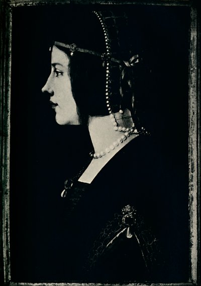 Retrato de una joven princesa, 1928 de Leonardo da Vinci
