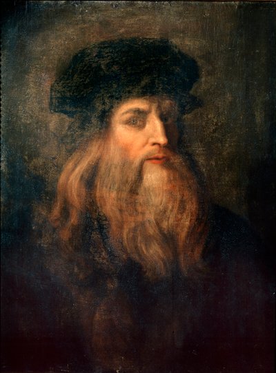 Presunto autorretrato (retrato de Lucan de Vinci) de Leonardo da Vinci
