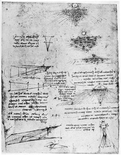 Reflejos del sol en el agua, finales del siglo XV o principios del siglo XVI, 1954 de Leonardo da Vinci