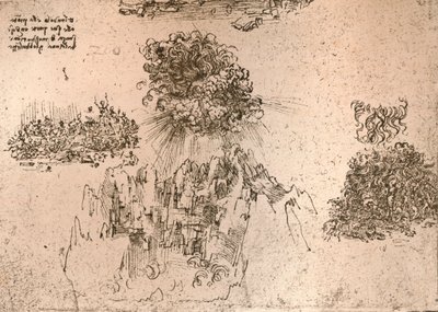 Representación de fenómenos naturales, c1472-c1519, 1883 de Leonardo da Vinci