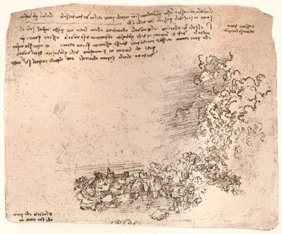 Representación de fenómenos naturales, c1472-c1519 de Leonardo da Vinci