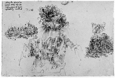 Boceto del Juicio Final de Leonardo da Vinci