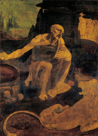 San Jerónimo, c.1480-82 de Leonardo da Vinci
