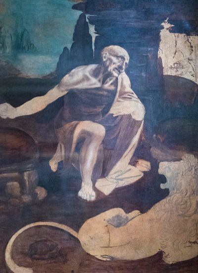 San Jerónimo, c.1480-82 de Leonardo da Vinci