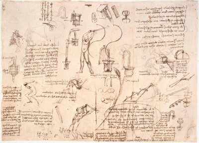 Estudios sobre el flujo de agua en tuberías de Leonardo da Vinci