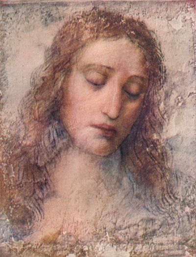 Estudio para la cabeza de Cristo para La Última Cena, c1495, 1911 de Leonardo da Vinci