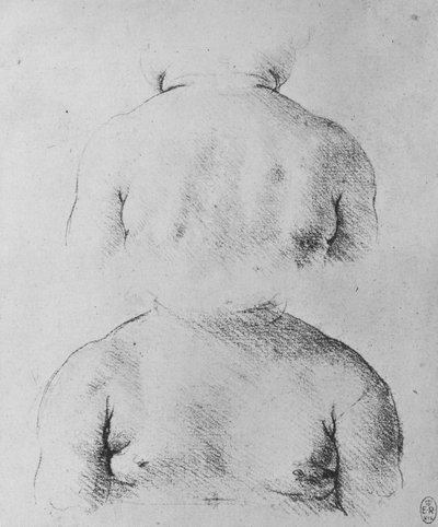 El busto de un infante, vistas frontal y trasera, c1480 1945 de Leonardo da Vinci