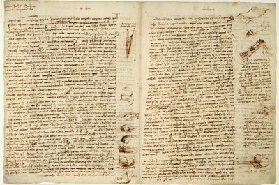 El Códice Hammer o Códice Leicester, 1508-12 de Leonardo da Vinci