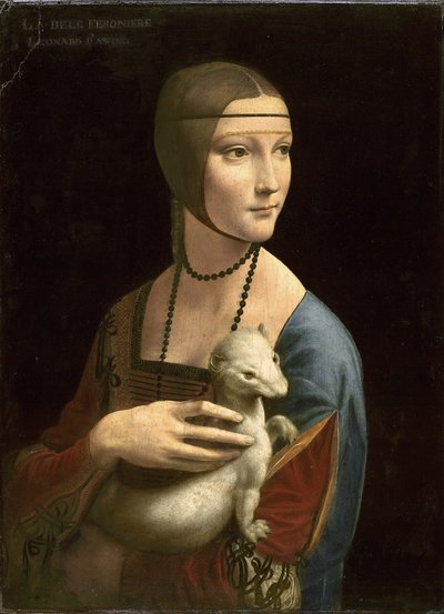 La dama del armiño (Cecilia Gallerani) de Leonardo da Vinci