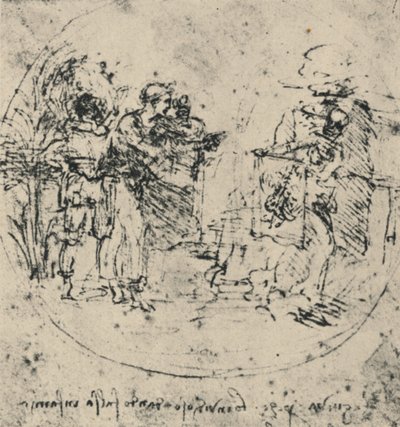 El desenmascaramiento de la envidia, c1480 1945 de Leonardo da Vinci