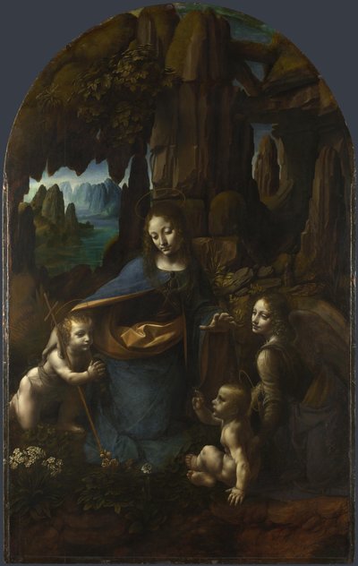 La Virgen de las Rocas, entre 1492 y 1508 de Leonardo da Vinci