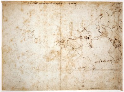 La gloria que ataca la envidia de Leonardo da Vinci