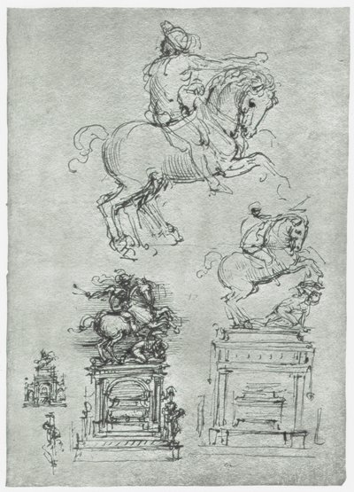 Monumento Trivulzio, c1511 de Leonardo da Vinci