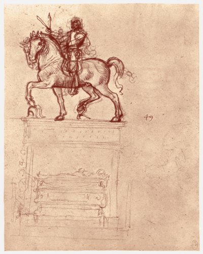 Monumento Trivulzio (c. 1511) de Leonardo da Vinci