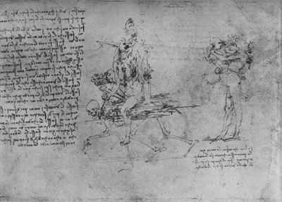 Dos alegorías de la envidia, c1480 1945 de Leonardo da Vinci