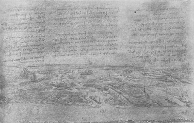 Vista de un Delta, c1480 1945 de Leonardo da Vinci