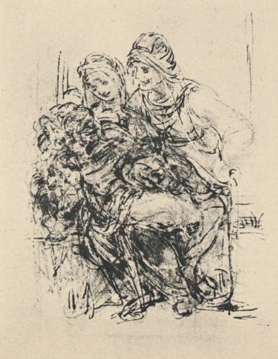 Virgen y Niño con Santa Ana, c1480 1945 de Leonardo da Vinci