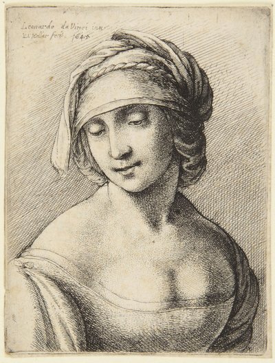 Mujer con redecilla de Leonardo da Vinci