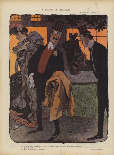 Ilustración para Le Rire de Leonce Burret