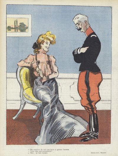 Ilustración para Le Rire de Leonce Burret