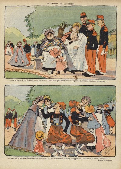 Ilustración para Le Rire de Leonce Burret