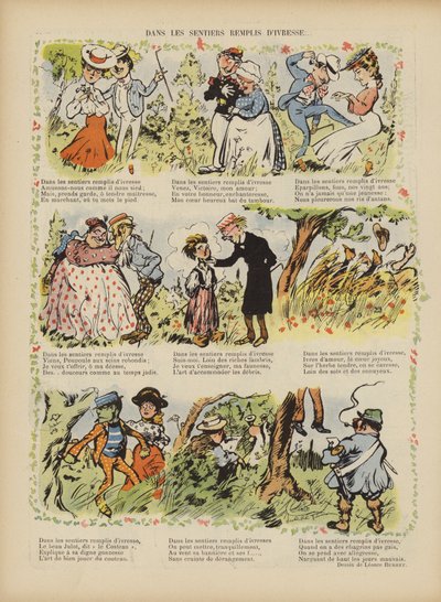 Ilustración para Le Rire de Leonce Burret