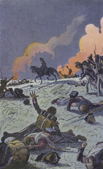 La noche después de la Batalla de Waterloo de Leonce Burret