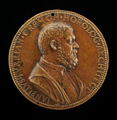 Giannello della Torre de Cremona, 1500-1585, Ingeniero al servicio de Carlos V anverso. de Leone Leoni