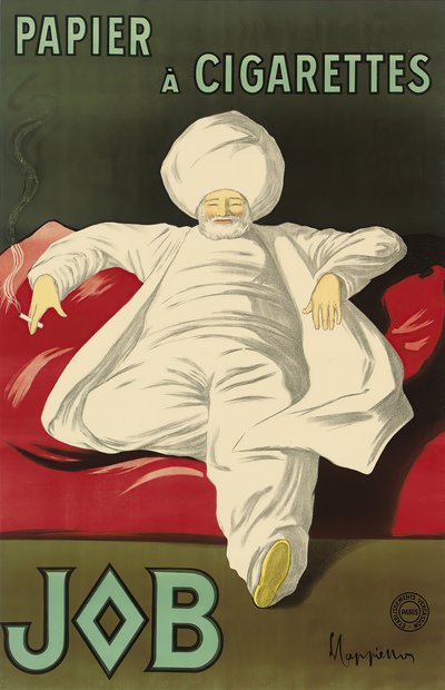 Cartel publicitario para el papel de seda Job, c. 1930 de Leonetto Cappiello