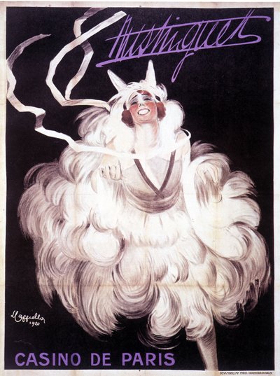 Afiche representando a Mistinguett en el Casino de París de Leonetto Cappiello