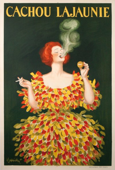 Cachou Lajaunie de Leonetto Cappiello